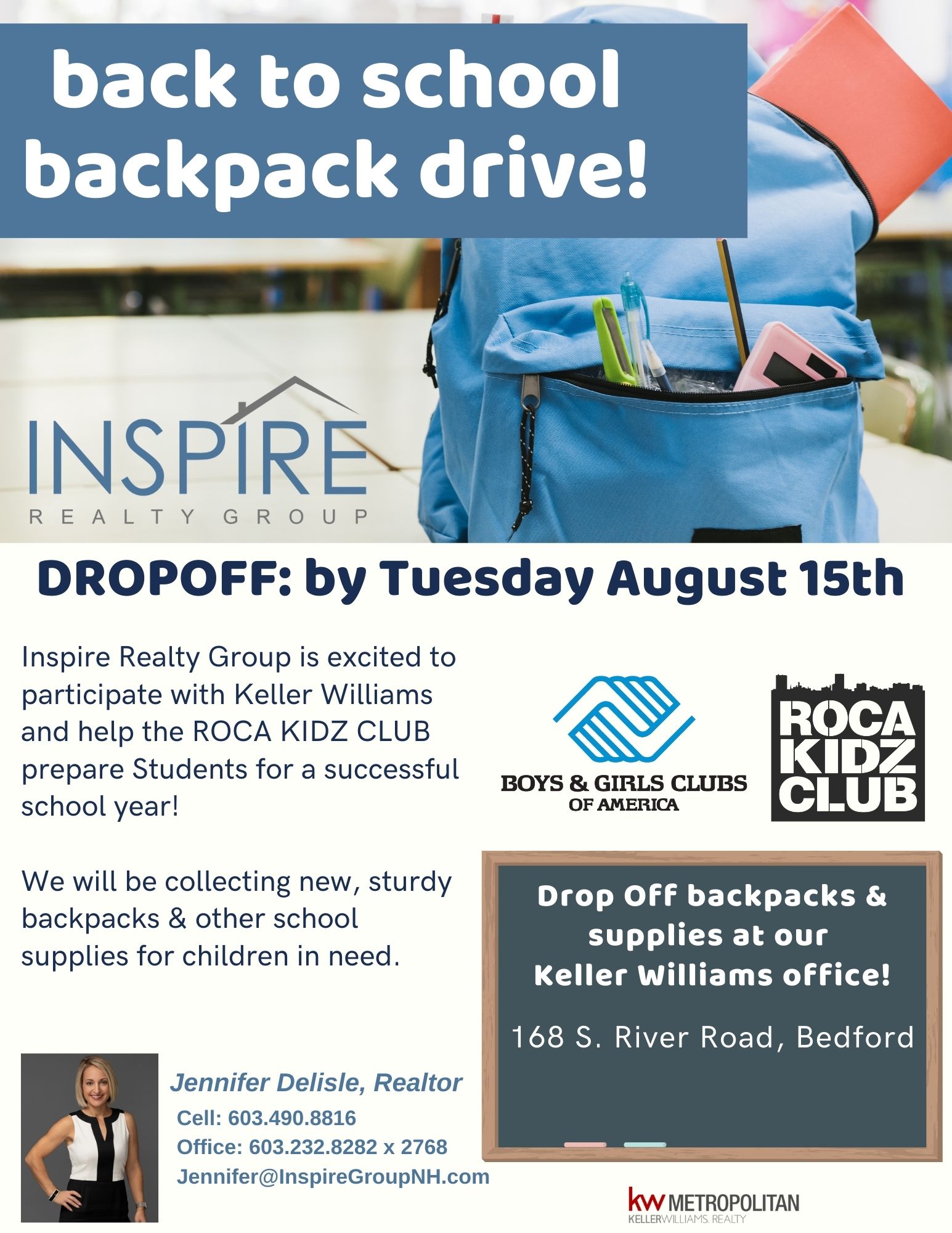 The Backpack Drive is Still Underway! header image.
