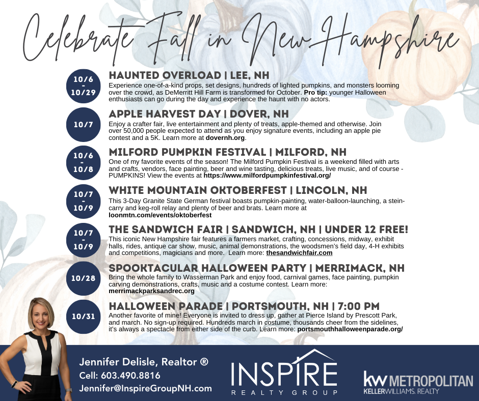 Fall Fun in New Hampshire header image.