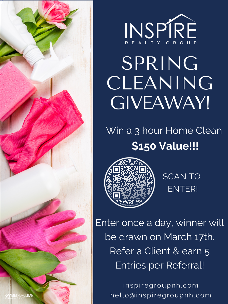 Win A Spring Cleaning header image.