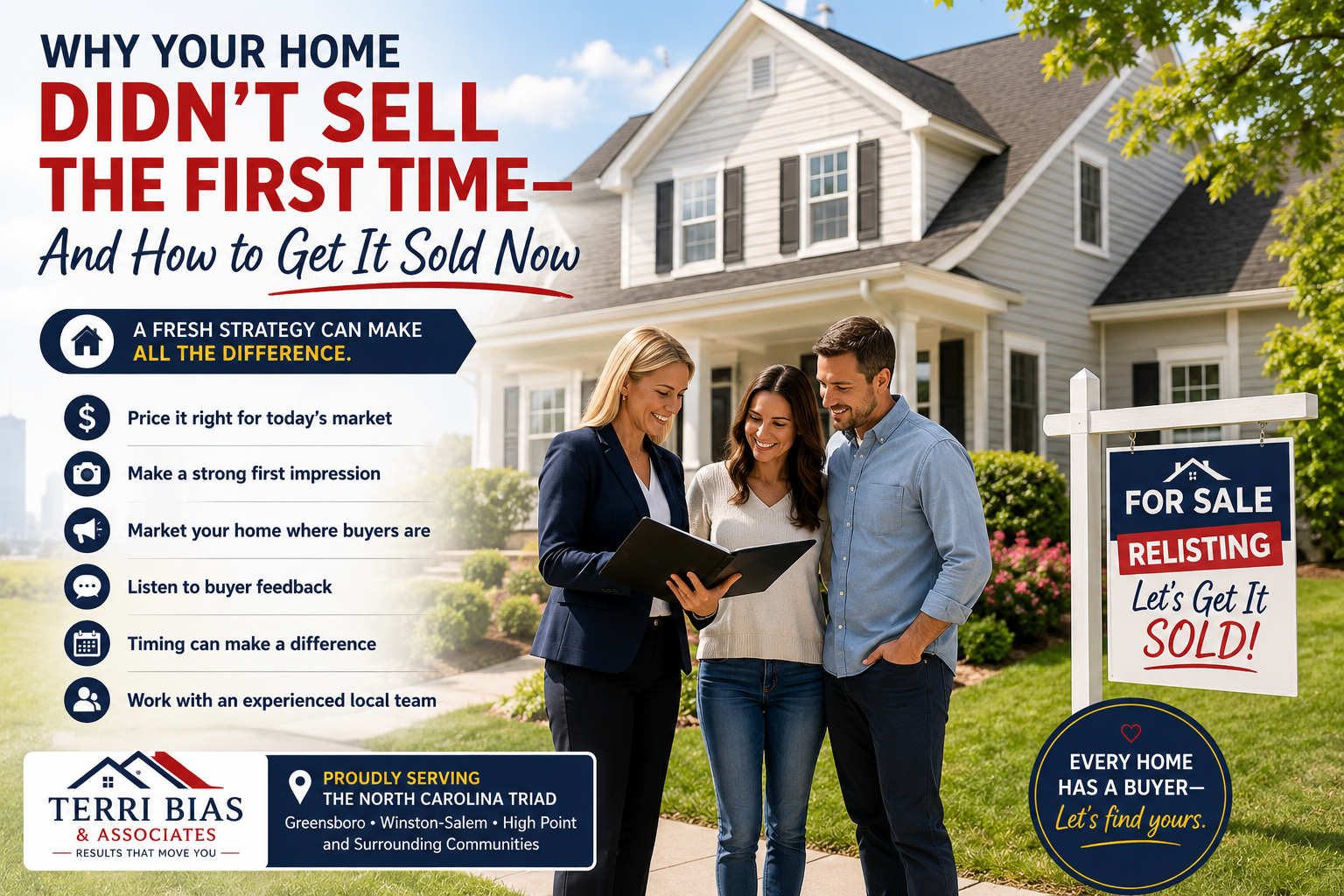 Why Your Home Didn't Sell the First Time—And How to Get It Sold Now header image.