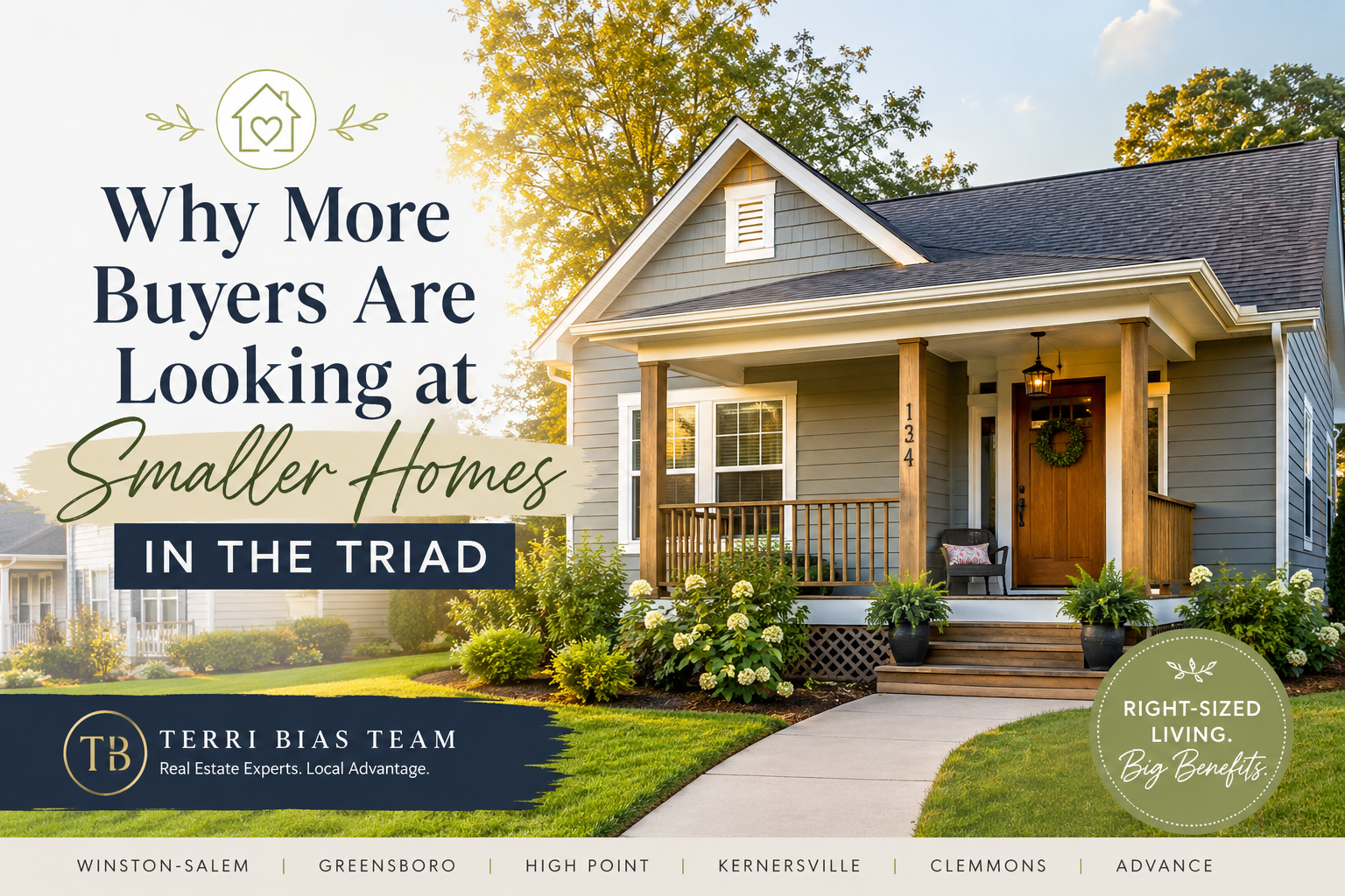 Why More Buyers Are Looking at Smaller Homes in the Triad header image.