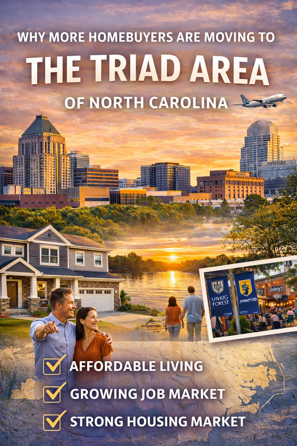 Why More Homebuyers Are Moving to the Triad Area of North Carolina header image.