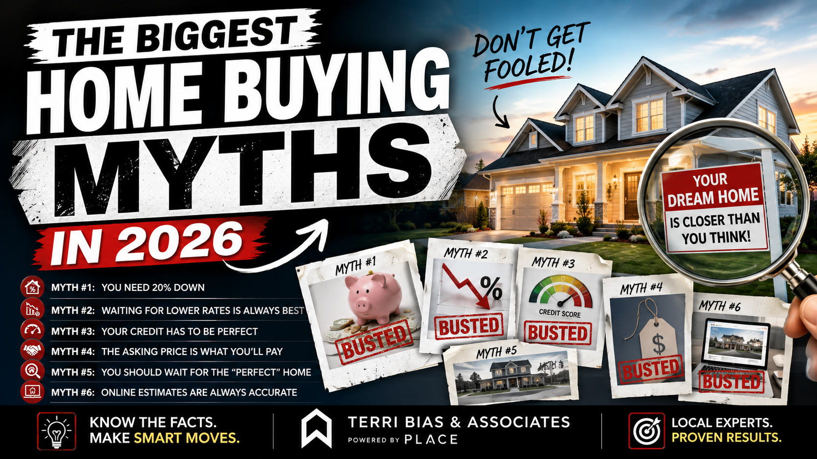 The Biggest Home Buying Myths in 2026 header image.