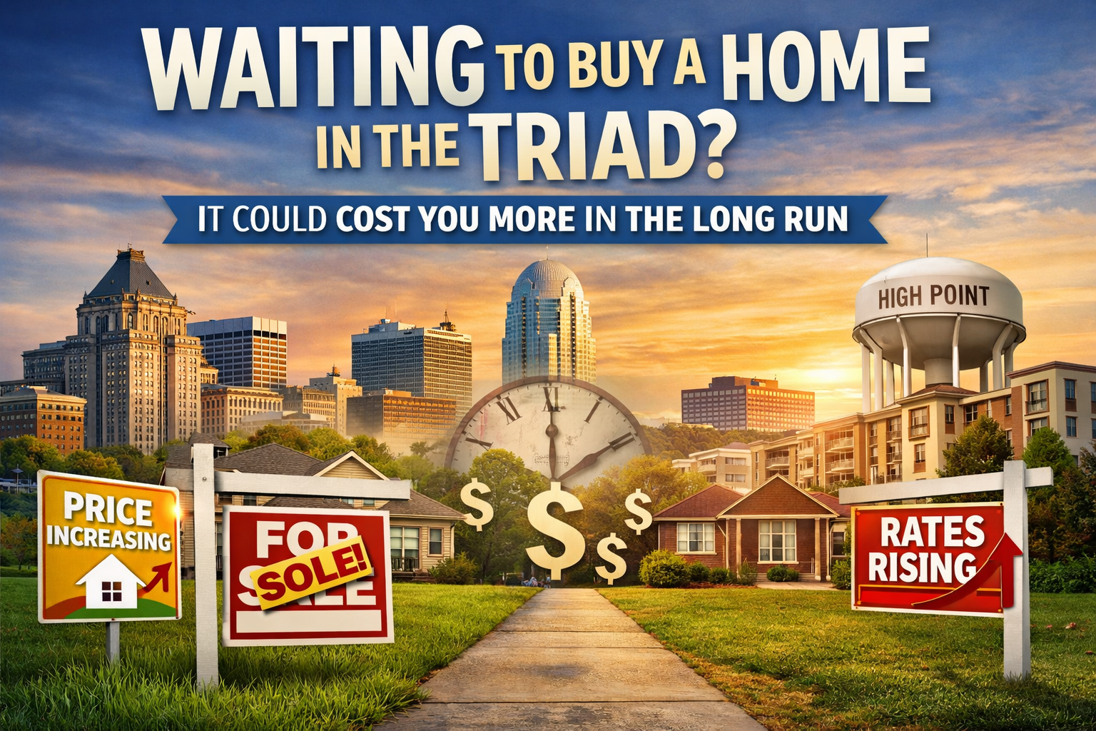Why Waiting to Buy a Home Could Cost You More in the Long Run header image.