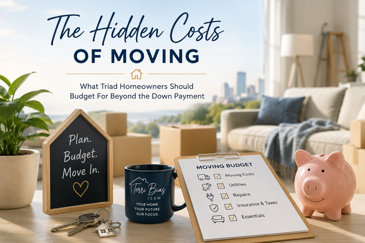 The Hidden Costs of Moving: What Triad Homeowners Should Budget For Beyond the Down Payment header image.