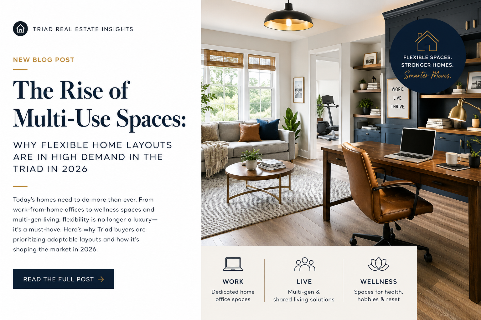 Why More Triad Homeowners Are Creating Multi-Use Spaces in 2026 header image.