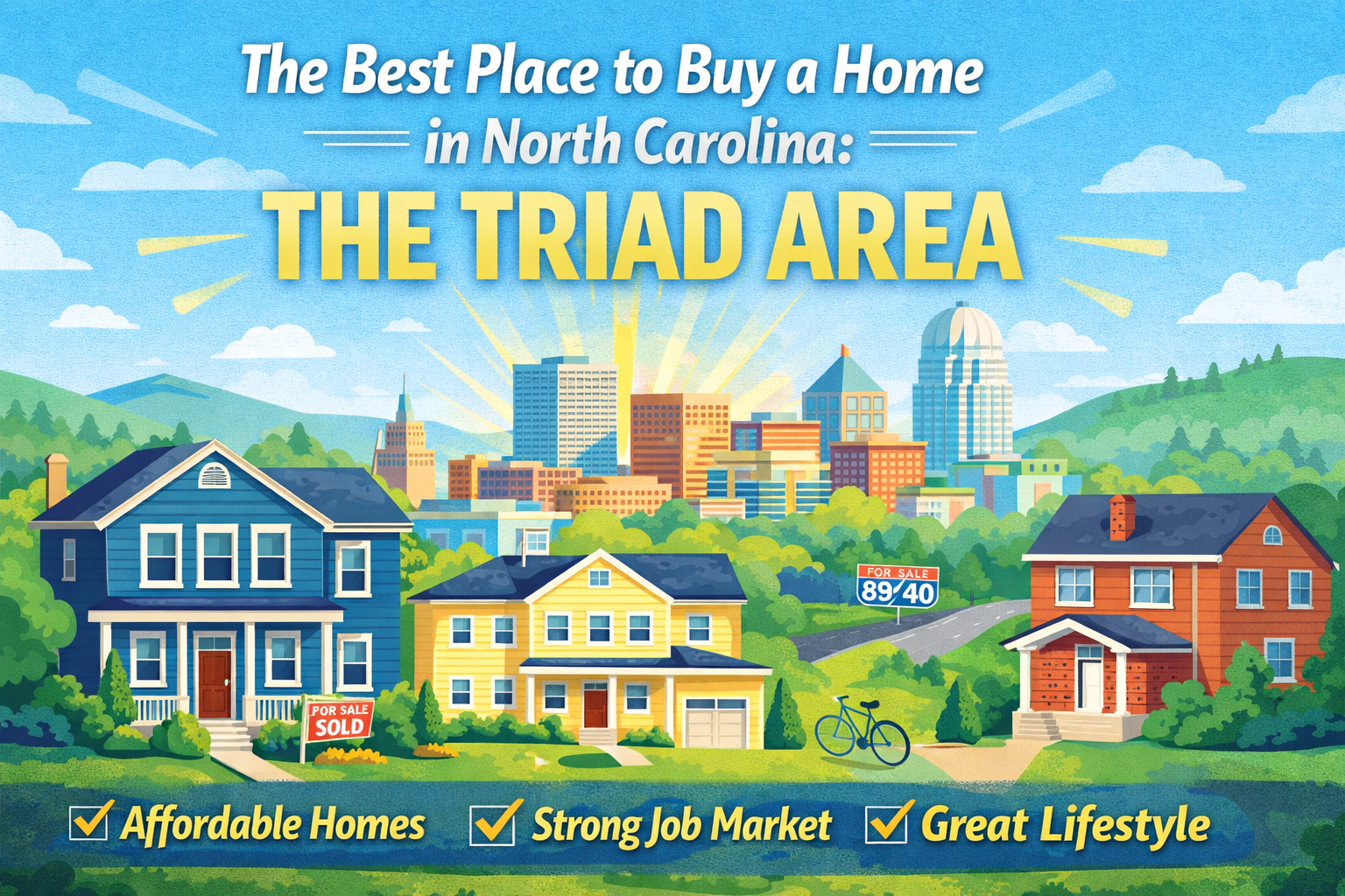 Why the Triad Area Remains One of North Carolina’s Best Places to Buy a Home header image.