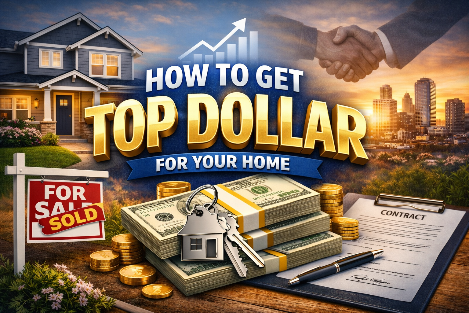 The Smart Seller’s Guide: How to Get Top Dollar for Your Home in Today’s Market header image.