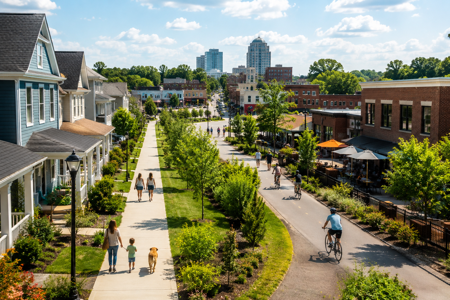 Why Walkability Is Becoming a Major Selling Point in the North Carolina Triad header image.