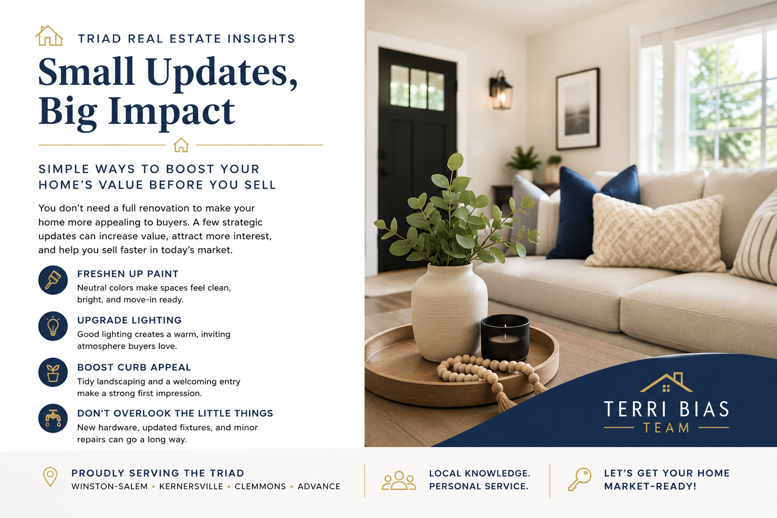 Small Updates, Big Impact: Simple Ways to Make Your Home More Appealing Before You Sell header image.