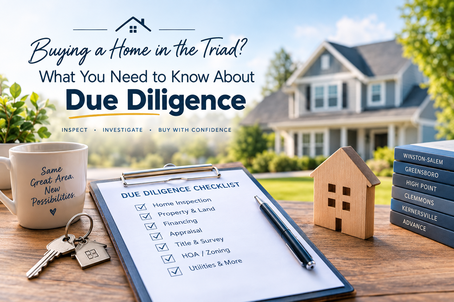 What Triad Home Buyers Should Know About Due Diligence Before Buying a Home header image.