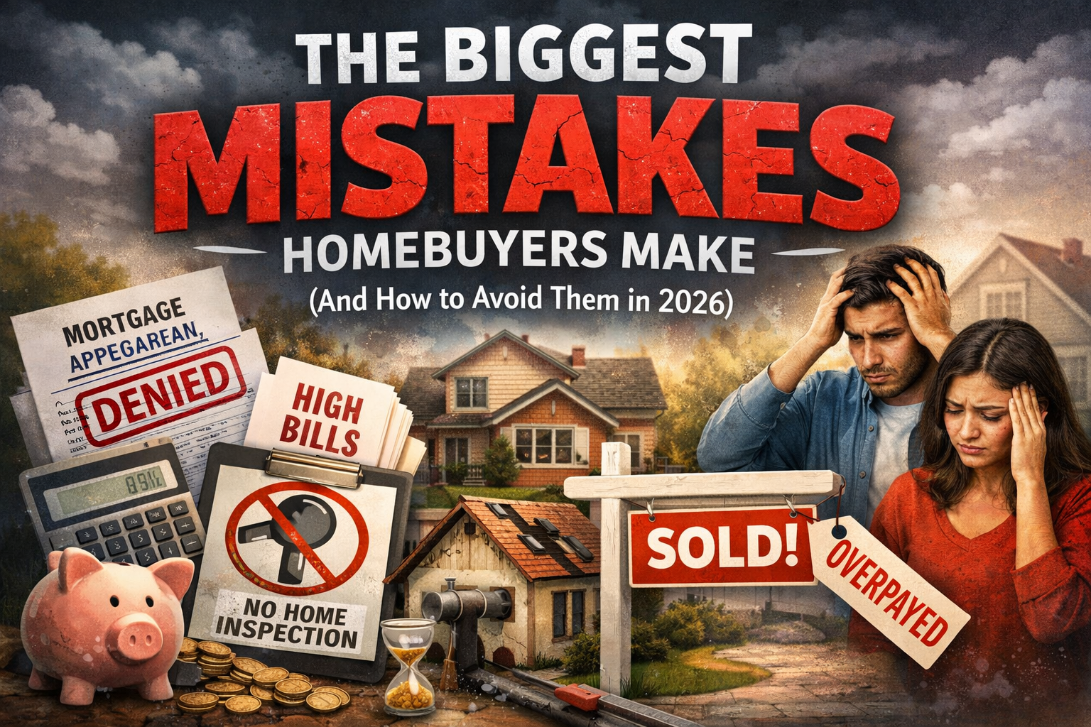 The Biggest Mistakes Homebuyers Make (And How to Avoid Them in 2026) header image.