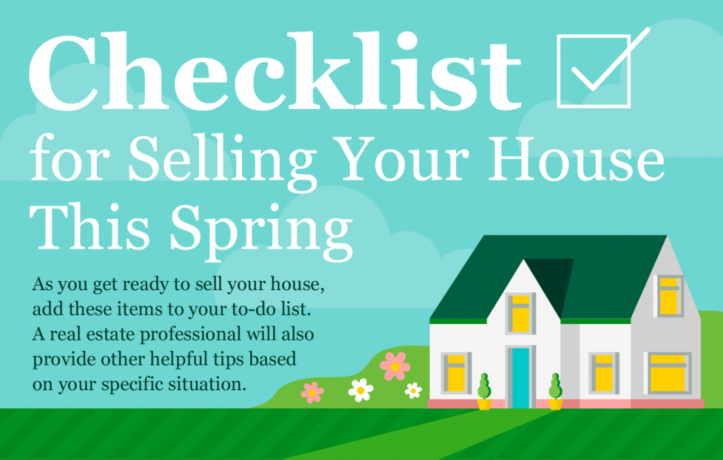 Checklist for Selling Your House This Spring [INFOGRAPHIC] header image.