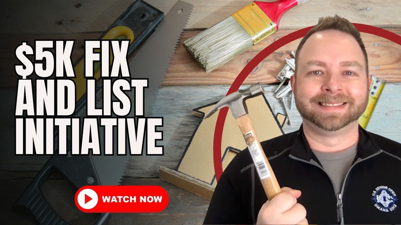 Transform Your Home, Maximize Your Sale: Discover Our $5K Fix and List Program header image.
