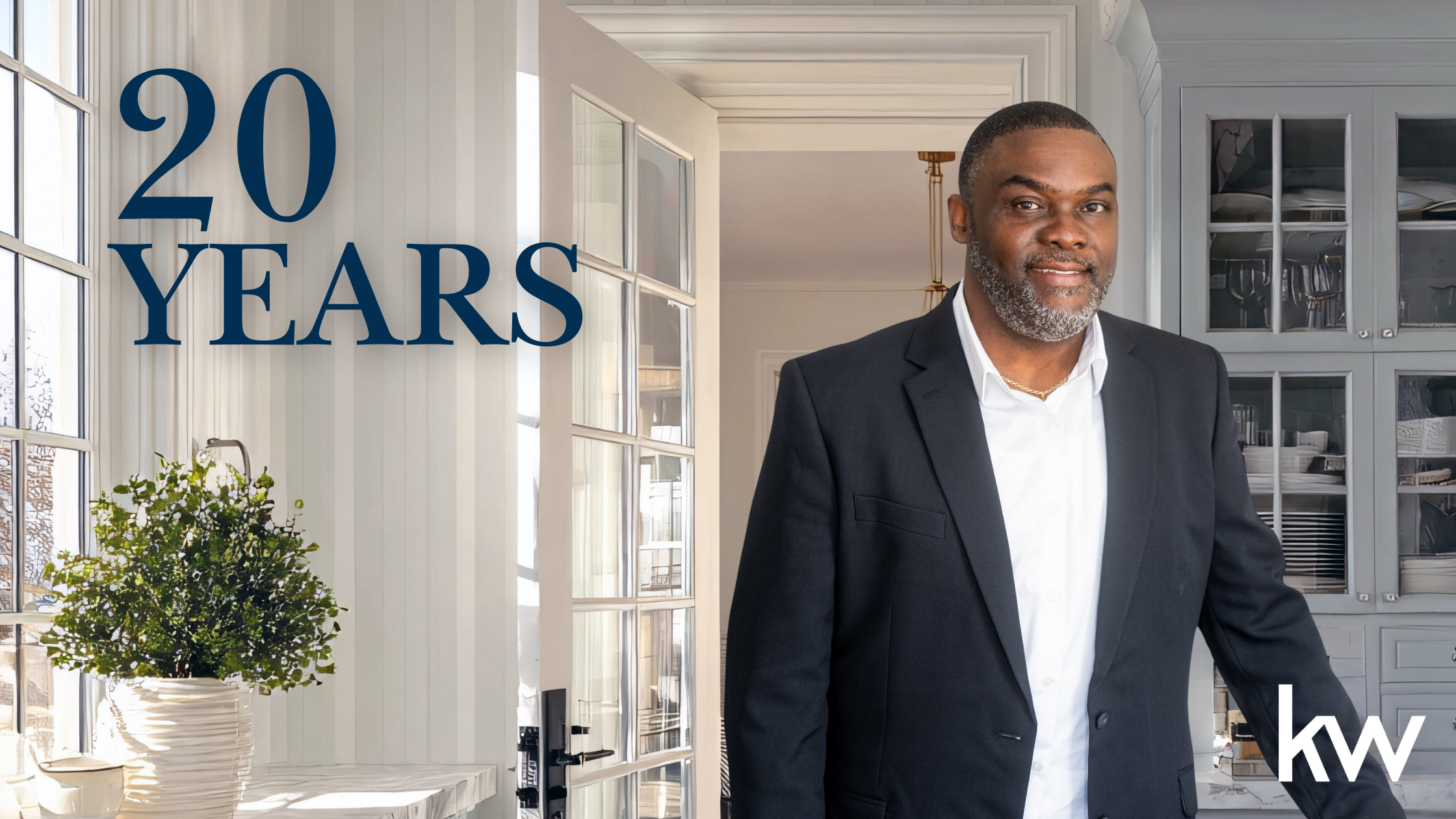 Mike Green, Charleston real estate agent with 20 years at Keller Williams, standing inside a Charleston home