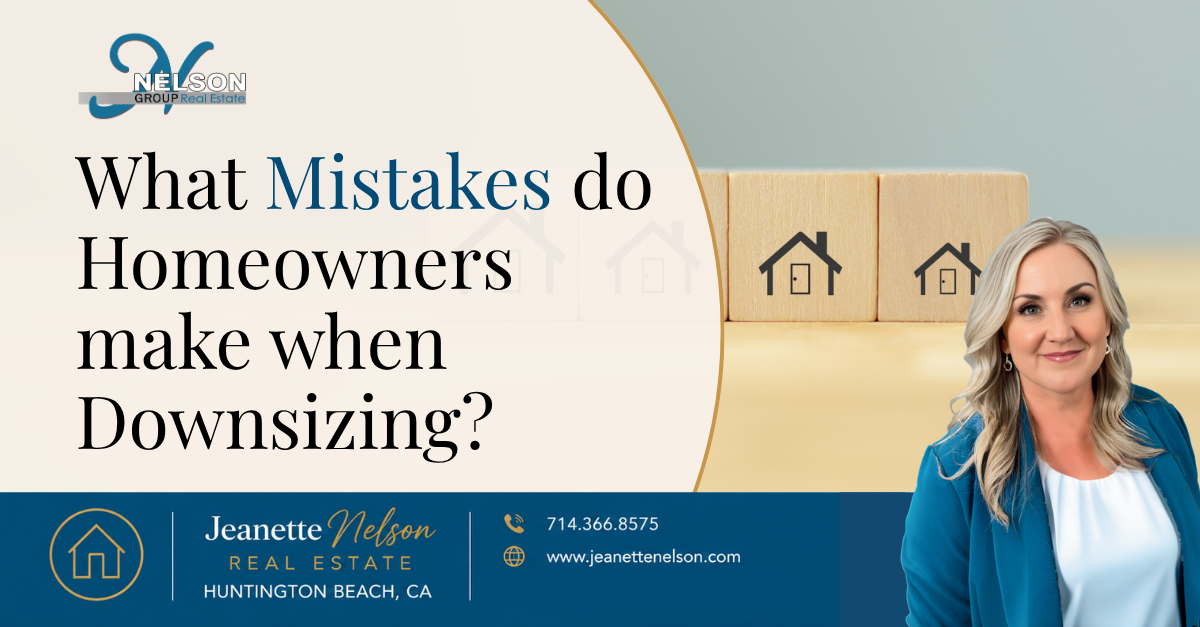 What Mistakes Do Homeowners Make When Downsizing? header image.