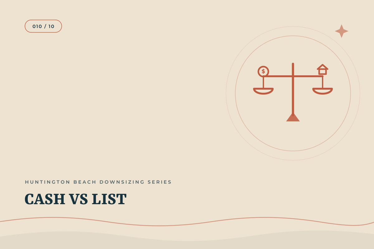 Should I Sell to a Cash Buyer or List Traditionally in Huntington Beach? header image.