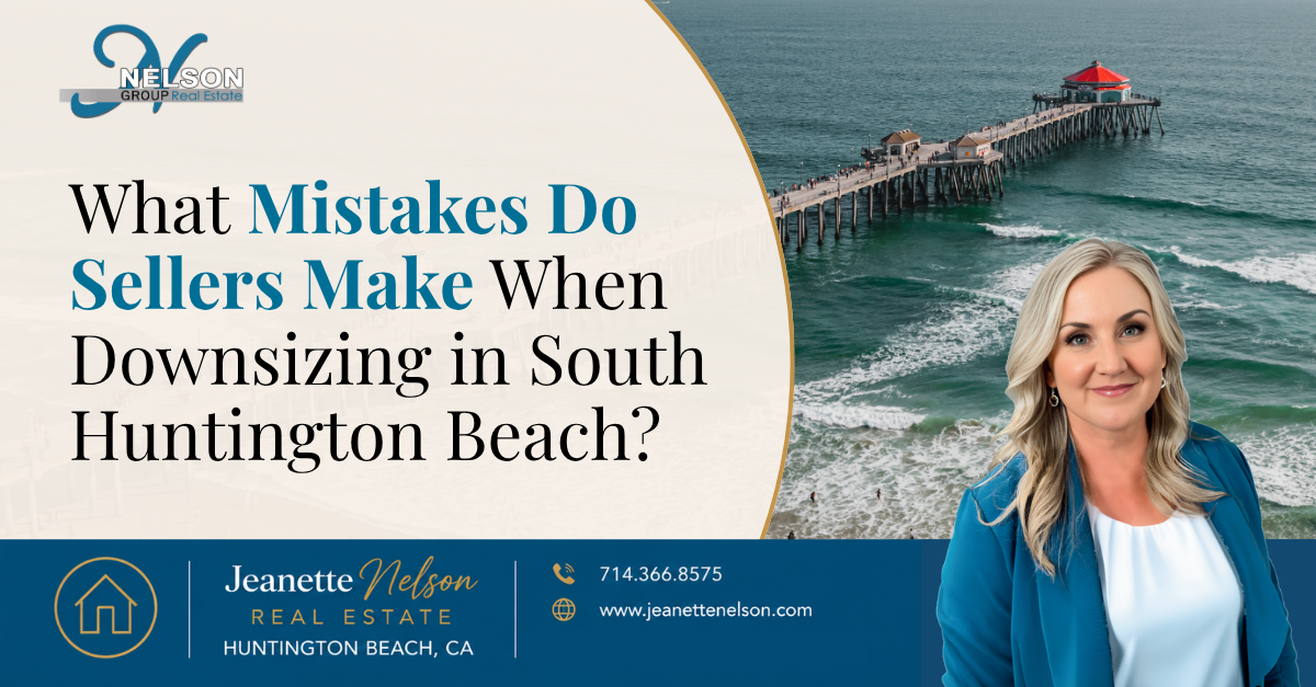 What Mistakes Do Sellers Make When Downsizing in South Huntington Beach? header image.