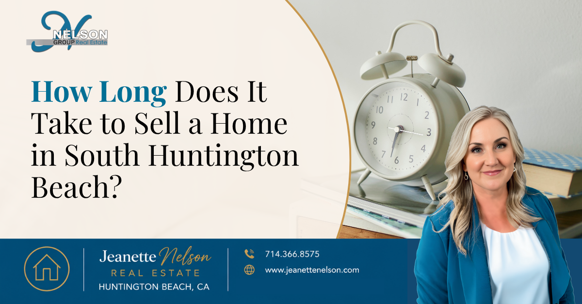 How Long Does It Take to Sell a Home in South Huntington Beach? header image.