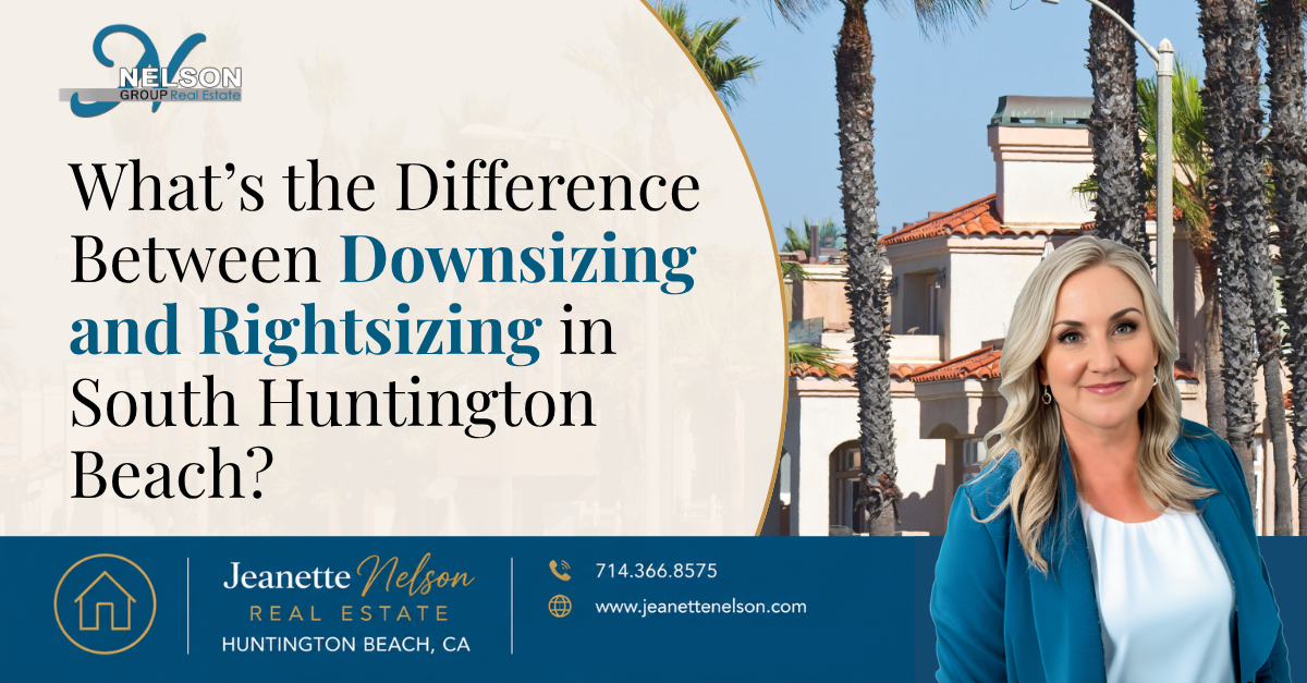 What’s the Difference Between Downsizing and Rightsizing in South Huntington Beach? header image.