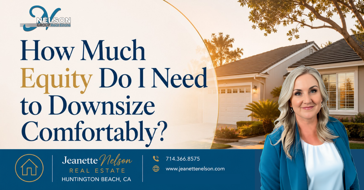 How Much Equity Do I Need to Downsize Comfortably? header image.