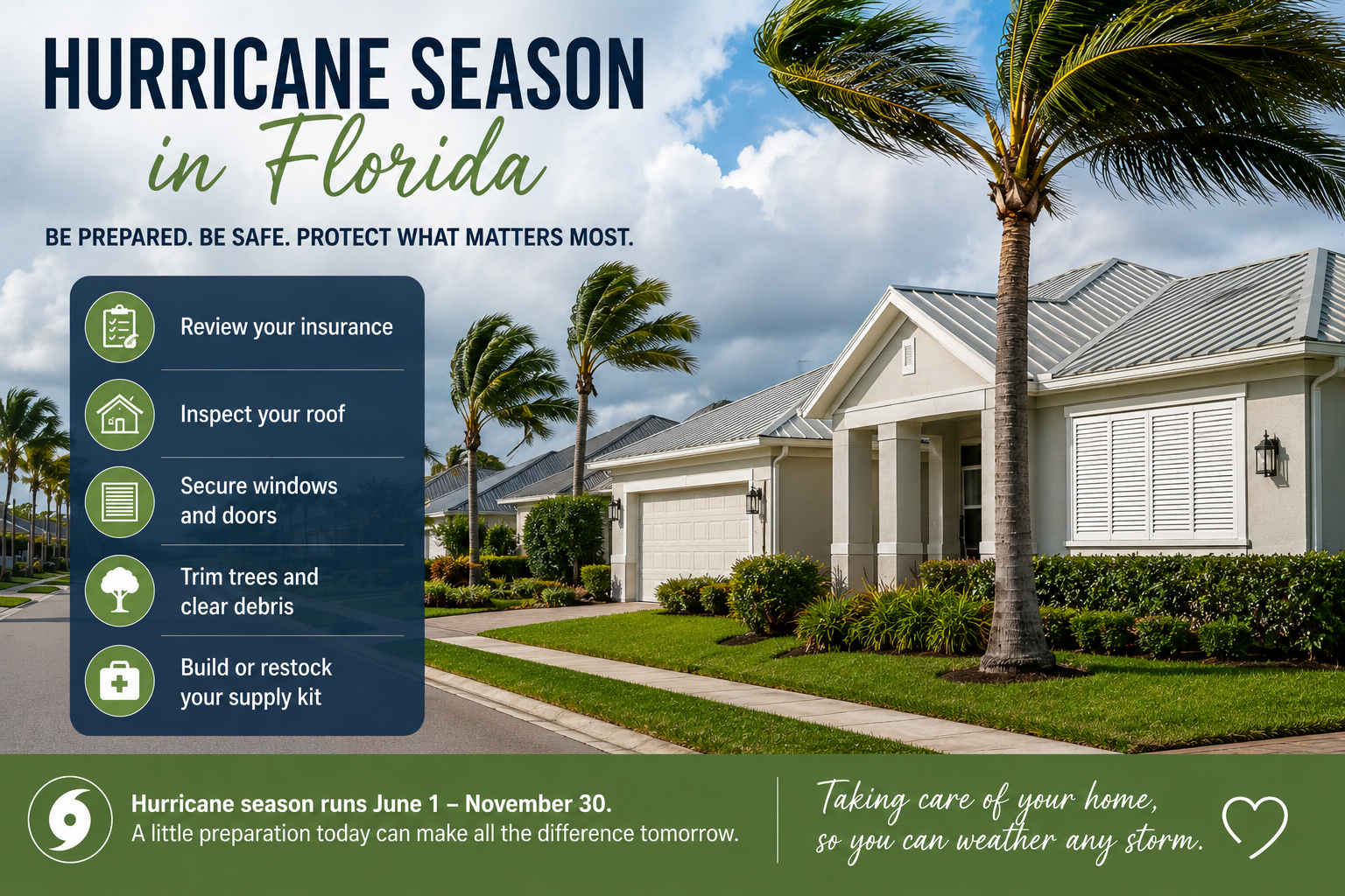 Hurricane Season is Upon Us header image.