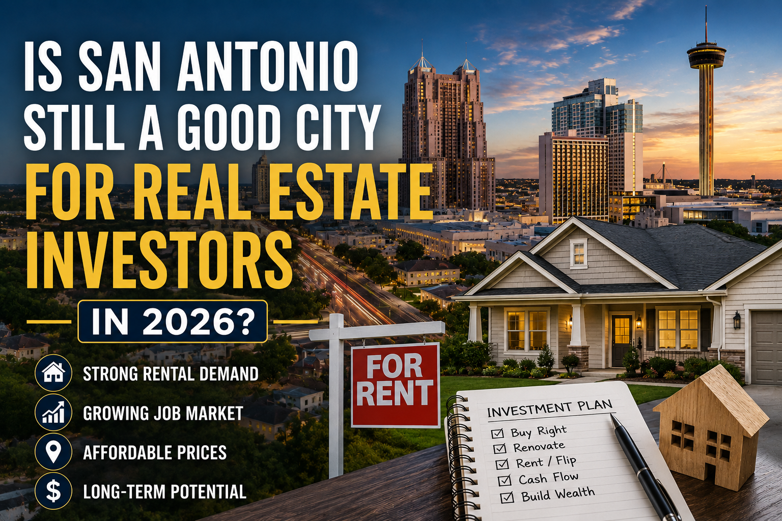 Is San Antonio Still a Good City for Real Estate Investors in 2026? header image.