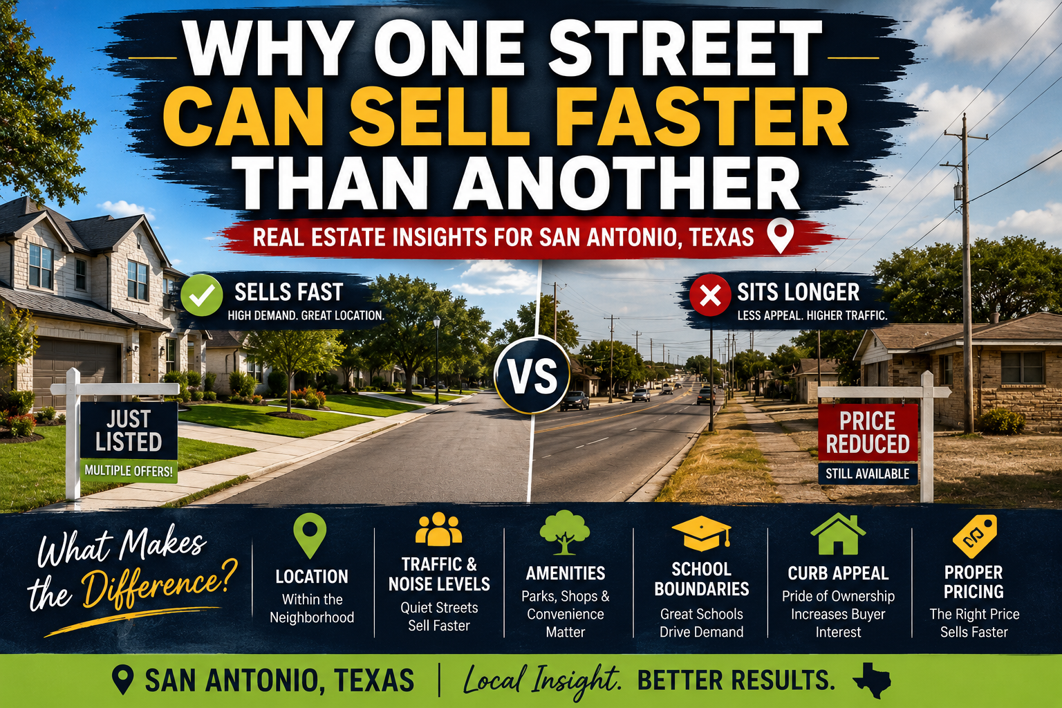 Why One Street can sell faster than other header image.