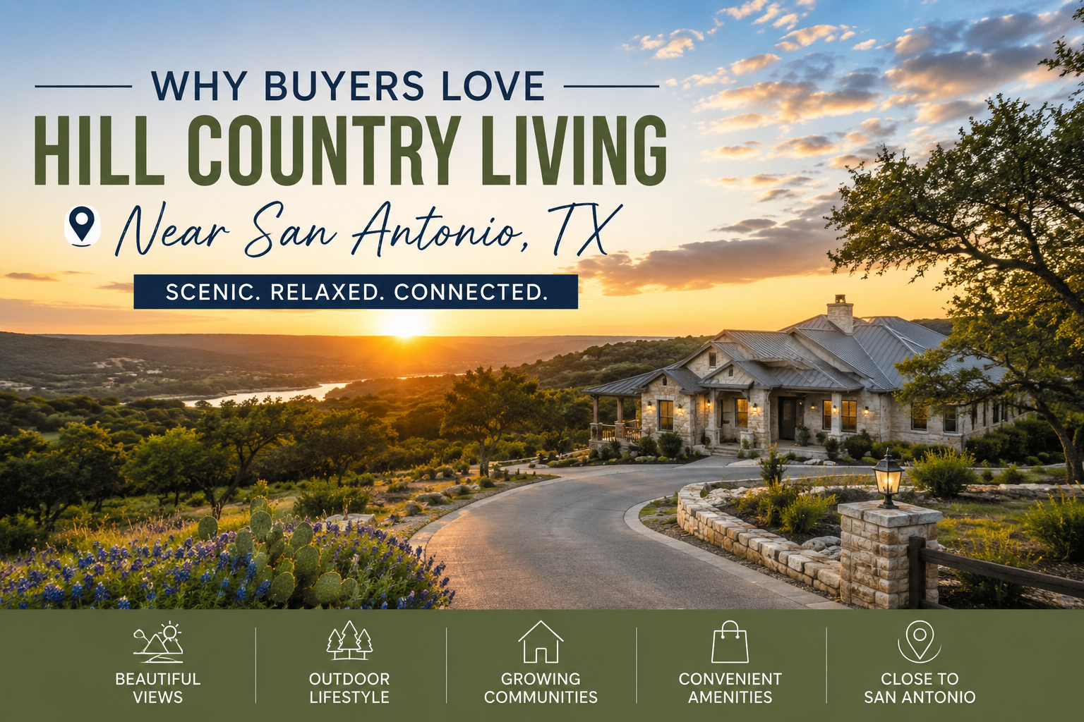 Why Buyers Love Hill Country Living Near San Antonio TX in 2026 header image.