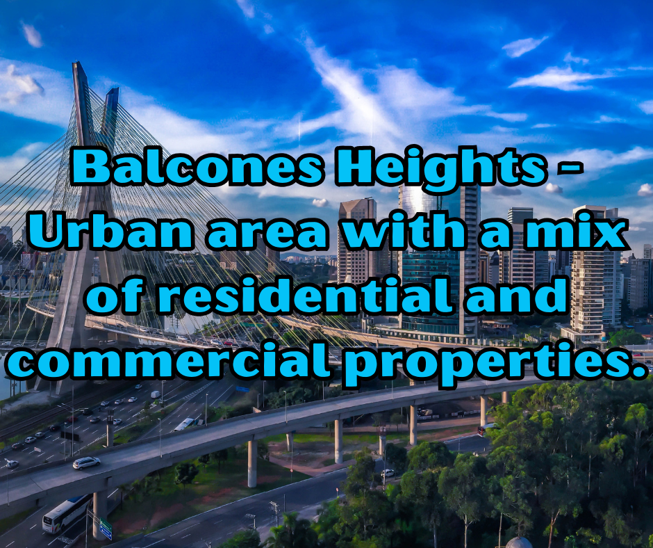 Balcones Heights - Urban area with a mix of residential and commercial properties. header image.
