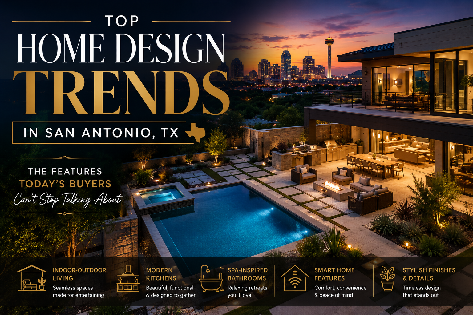 Top Home Design Trends in San Antonio, TX header image.