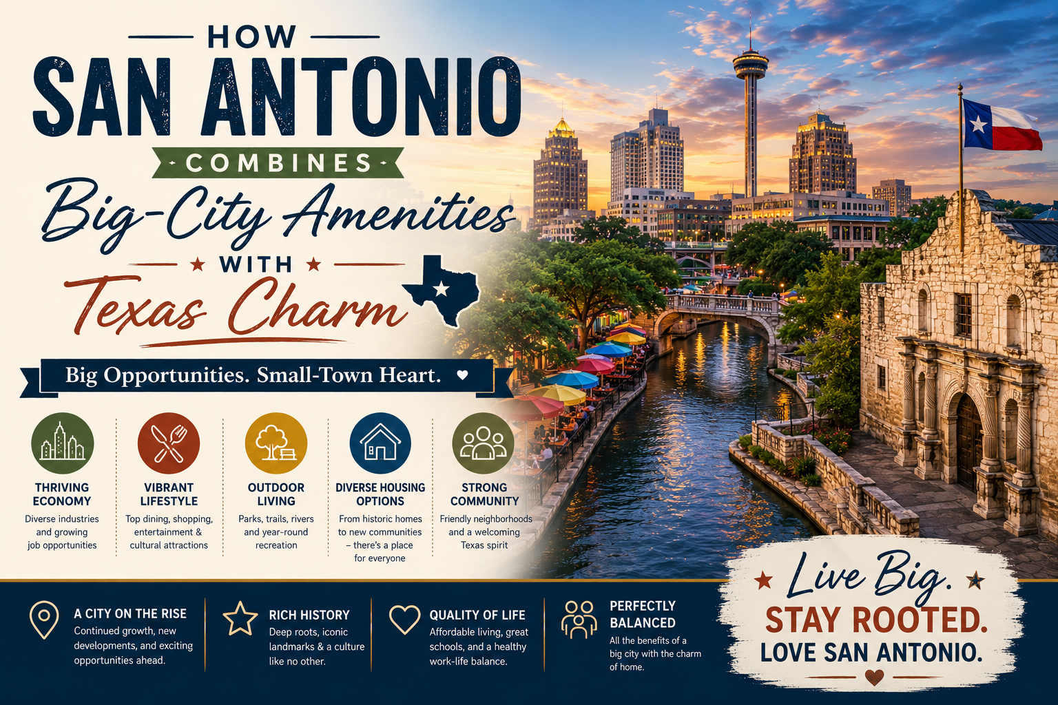 How San Antonio Combines Big-City Amenities with Texas Charm header image.