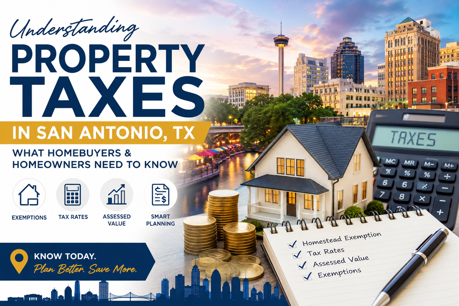 Understanding Property Taxes in San Antonio, TX: What Homebuyers and Homeowners Need to Know header image.