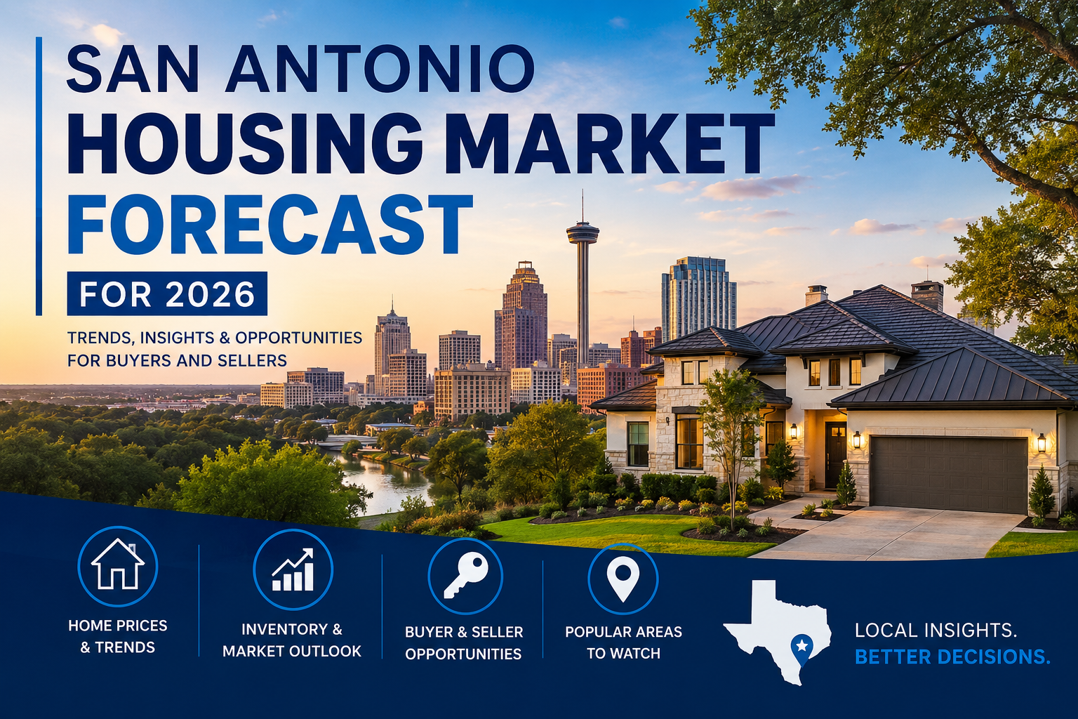 San Antonio Housing Market Forecast for 2026: What Buyers and Sellers Should Know header image.