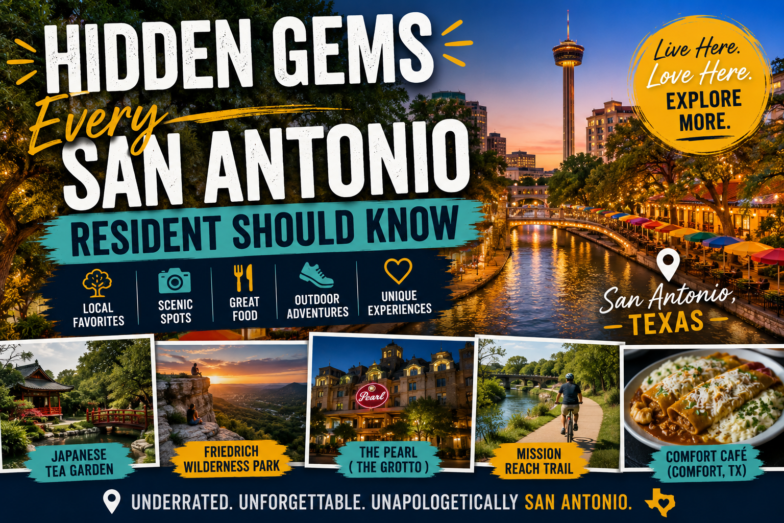 Hidden Gems every San Antonio resident should know header image.