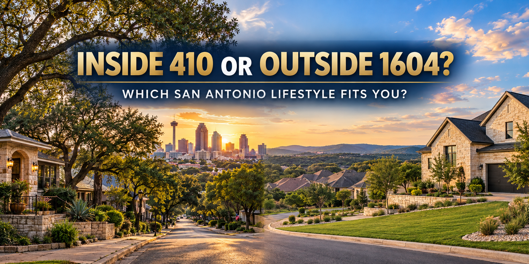 Living Inside Loop 410 vs. Outside Loop 1604: Which San Antonio Lifestyle Fits You? header image.
