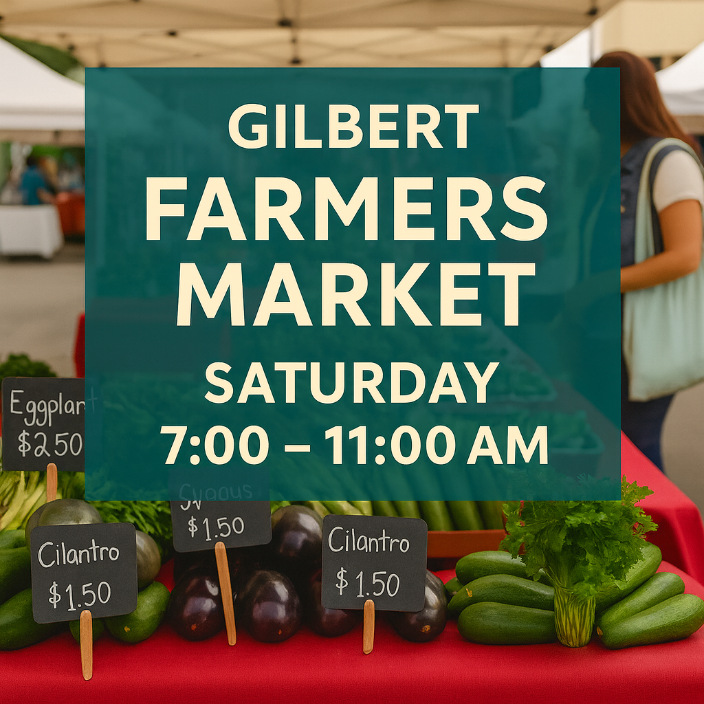 This Weekend in Gilbert Aquatic Fun, Markets & Local Vibes header image.