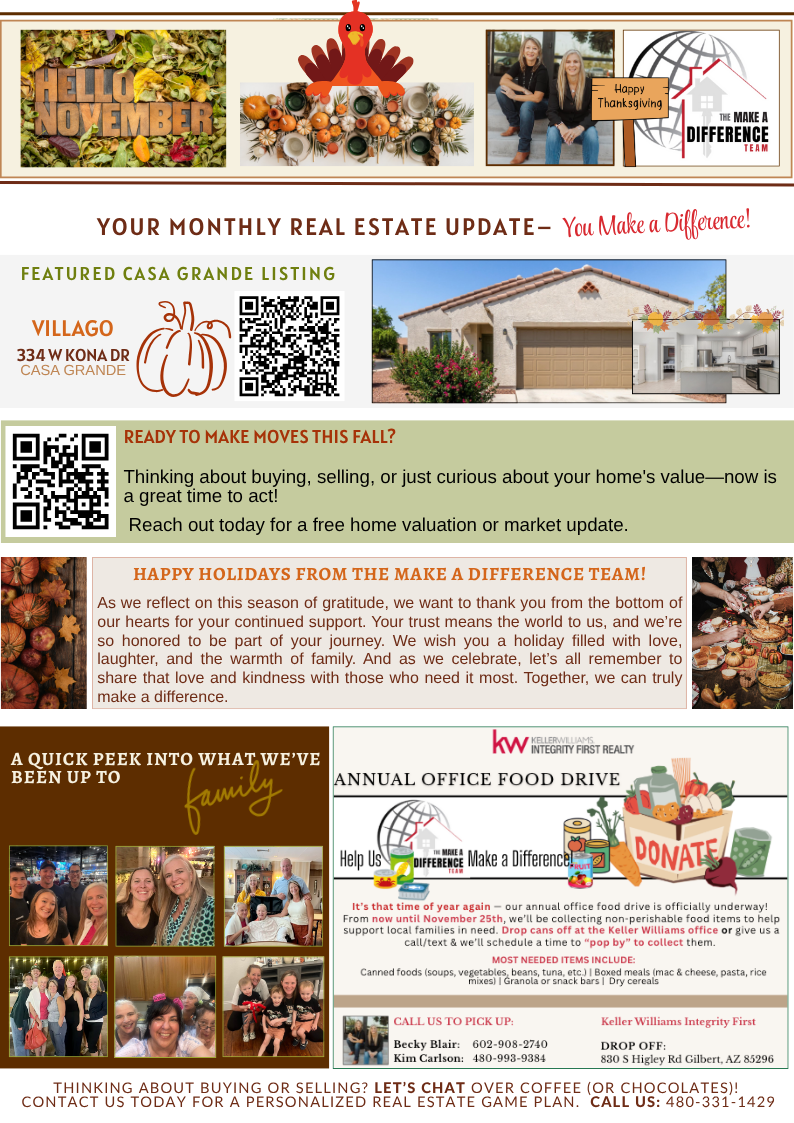 November Newsletter header image.