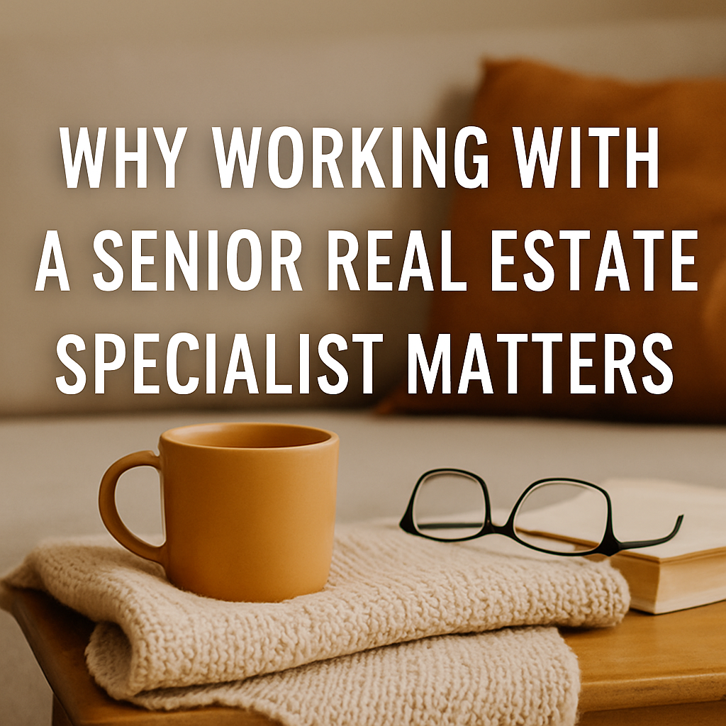 Why Working with a Senior Real Estate Specialist Matters and Why Experience Like Mine Makes All the Difference header image.