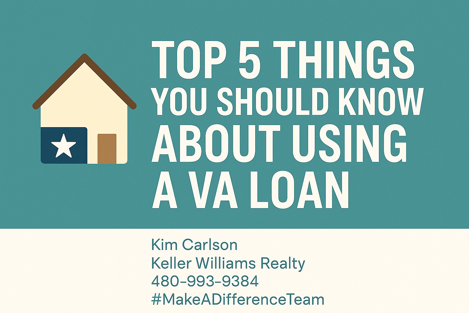 Top 5 Things You Should Know About Using a VA Loan header image.