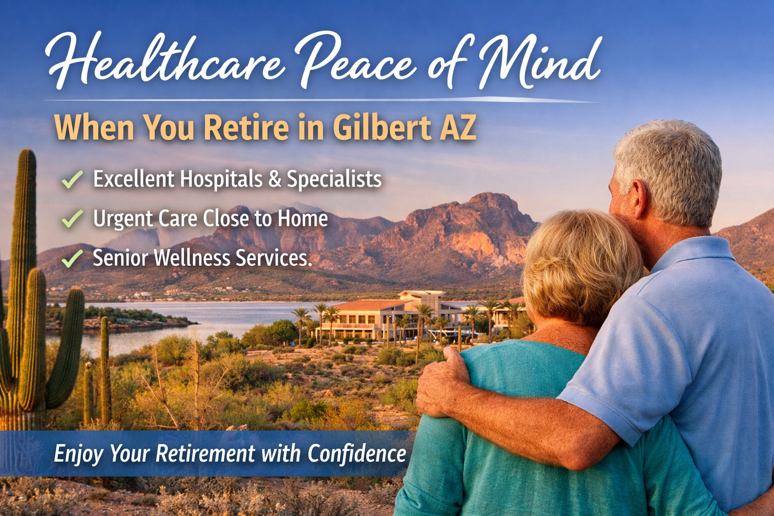 Healthcare Peace of Mind When You Retire in Gilbert AZ header image.