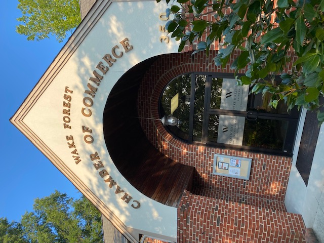 Wake Forest Chamber header image.