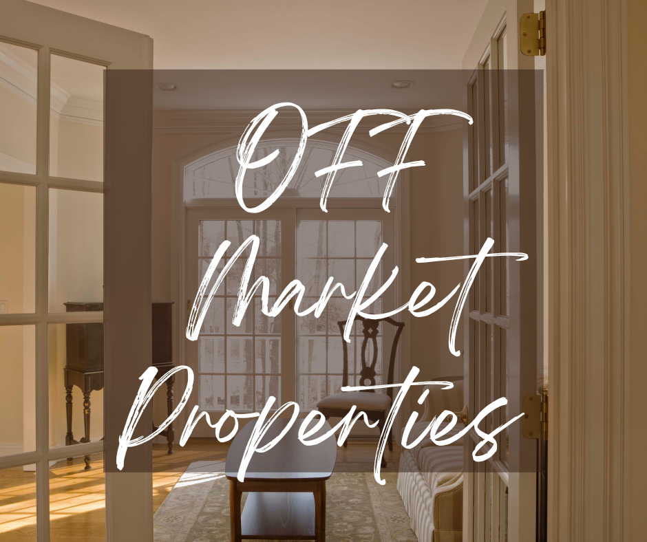 Found Your Home Yet?  No?  Consider Off Market Properties. header image.