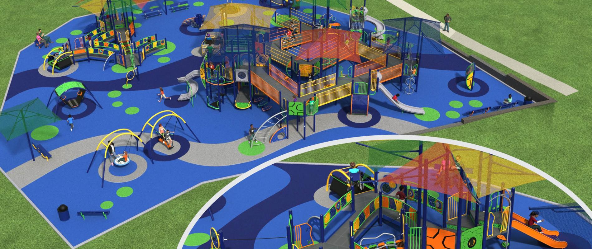 Inclusive Playground, Revamped Baseball Field & More... header image.