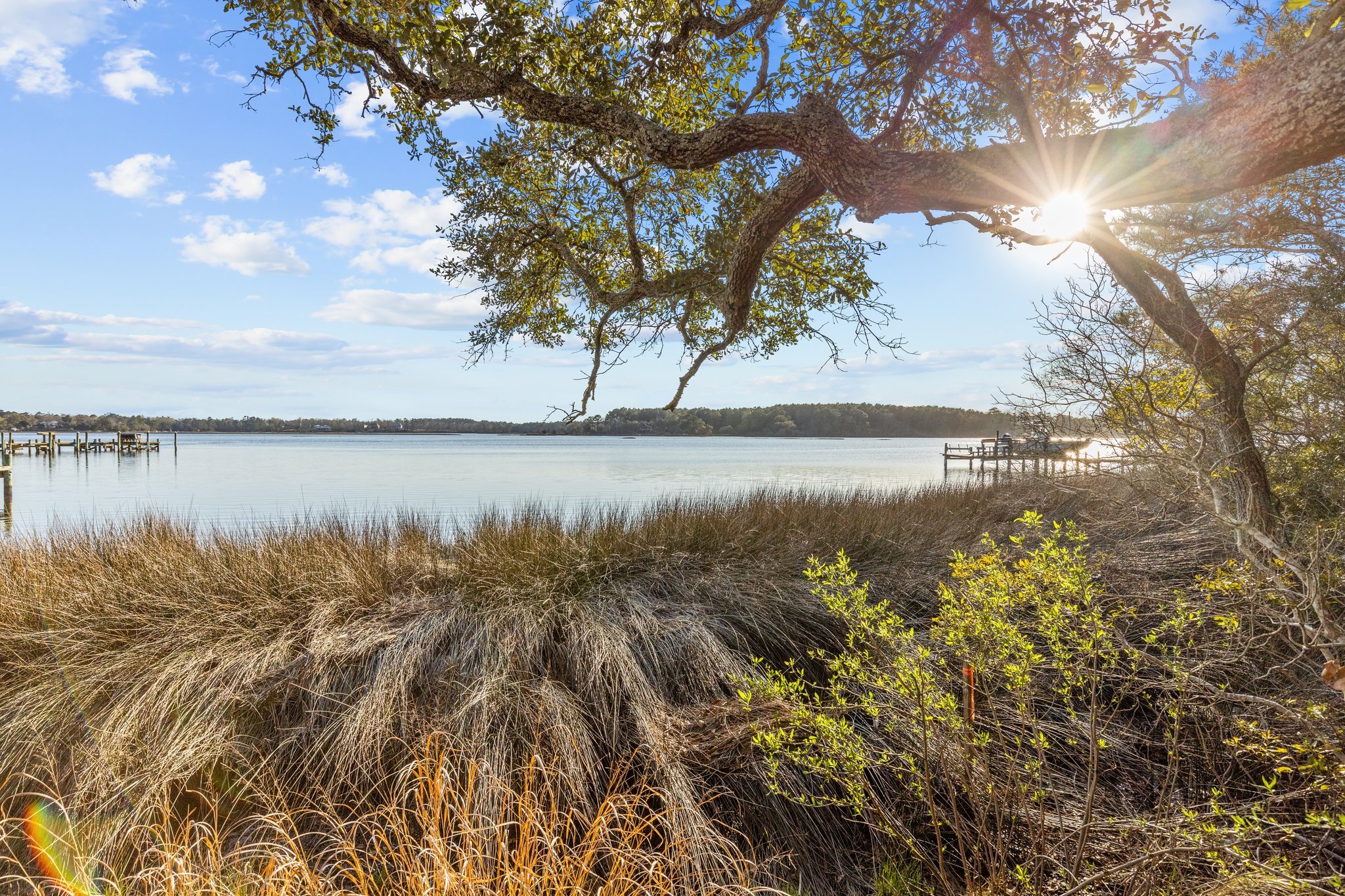 Crystal Coast sound in the fall