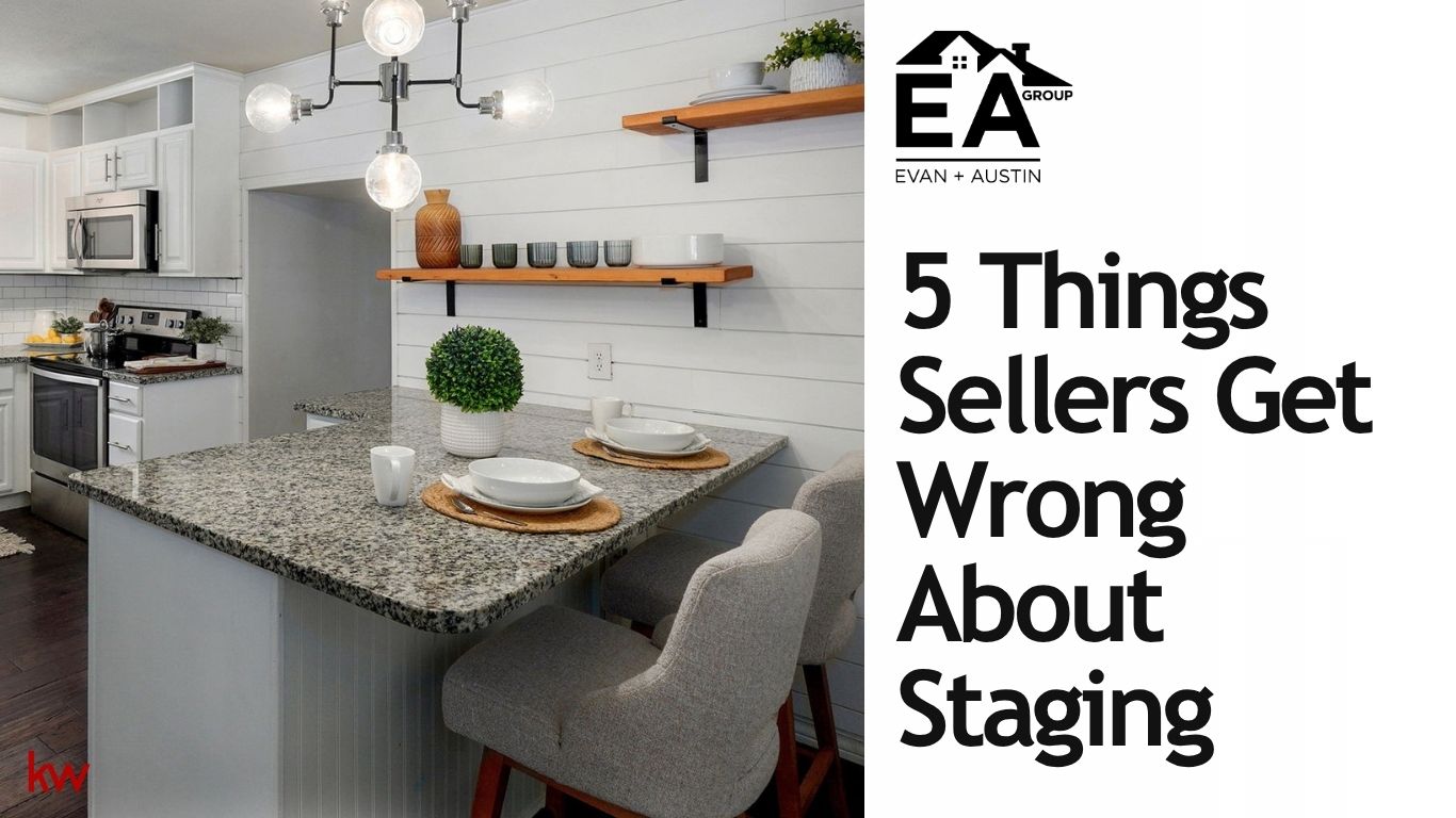 5 Things Sellers Often Get Wrong About Staging (and How to Do It Right) header image.