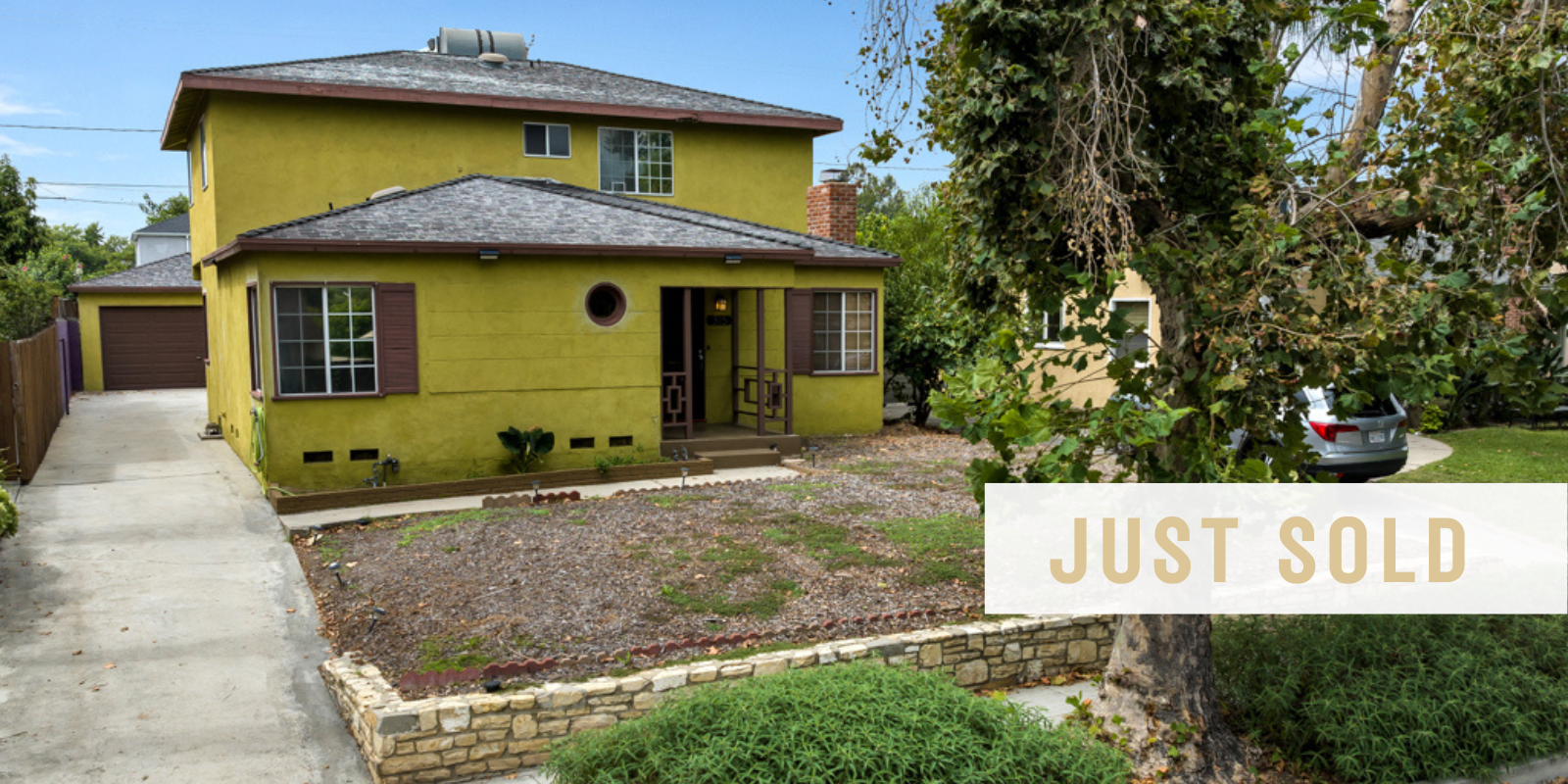 JUST SOLD in Burbank header image.