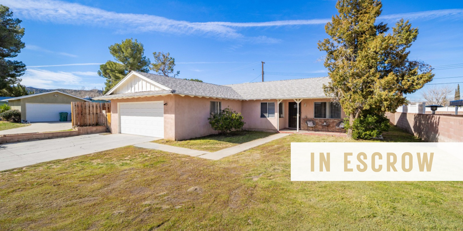 UNDER CONTRACT in Palmdale header image.