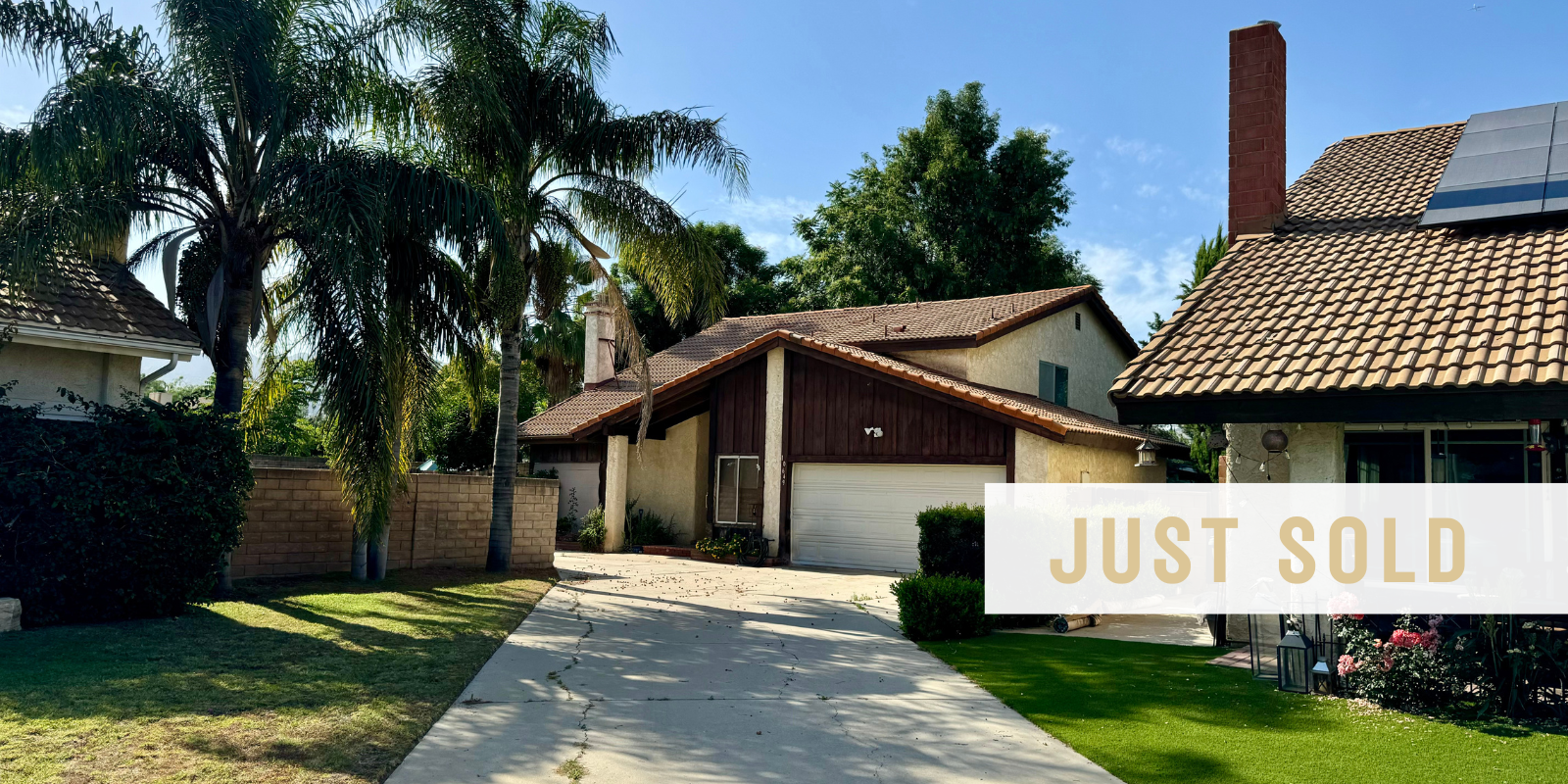 JUST SOLD in Chatsworth header image.