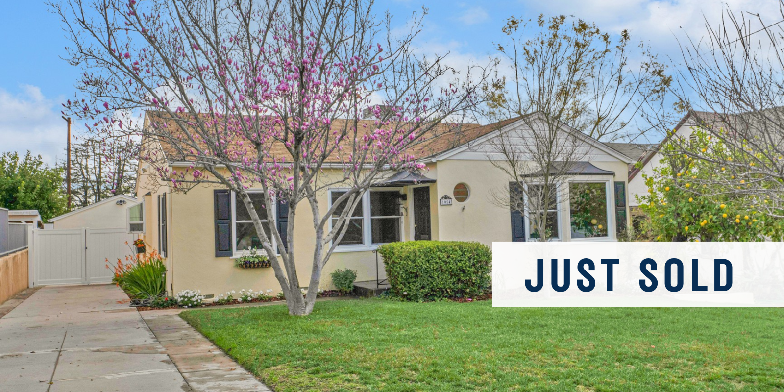JUST SOLD in Burbank header image.